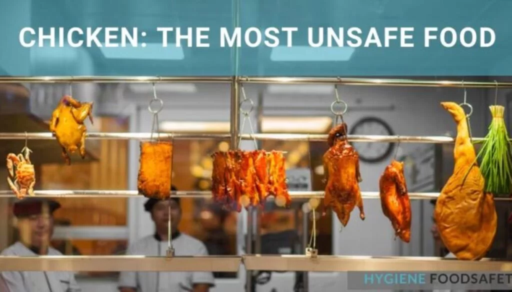 Thịt gà: Thực phẩm không an toàn nhất