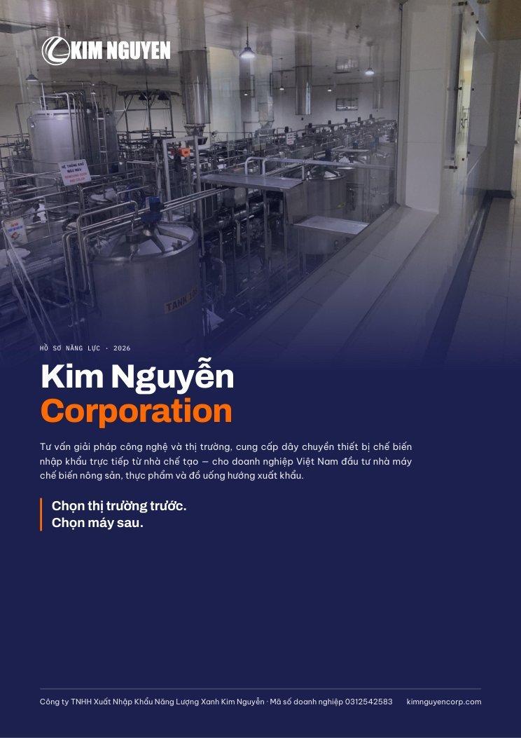 Bìa hồ sơ năng lực Kim Nguyễn Corporation 2026