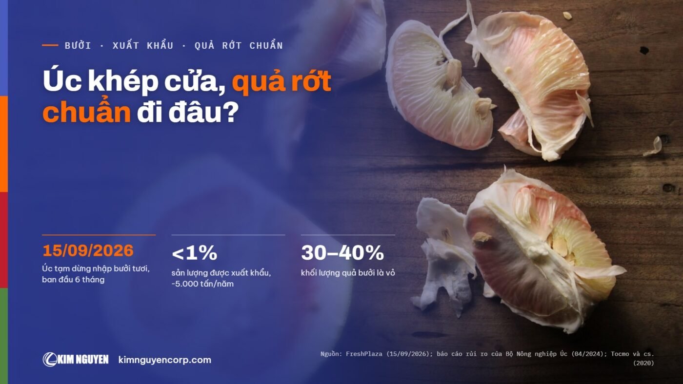 Úc khép cửa, quả rớt chuẩn đi đâu?