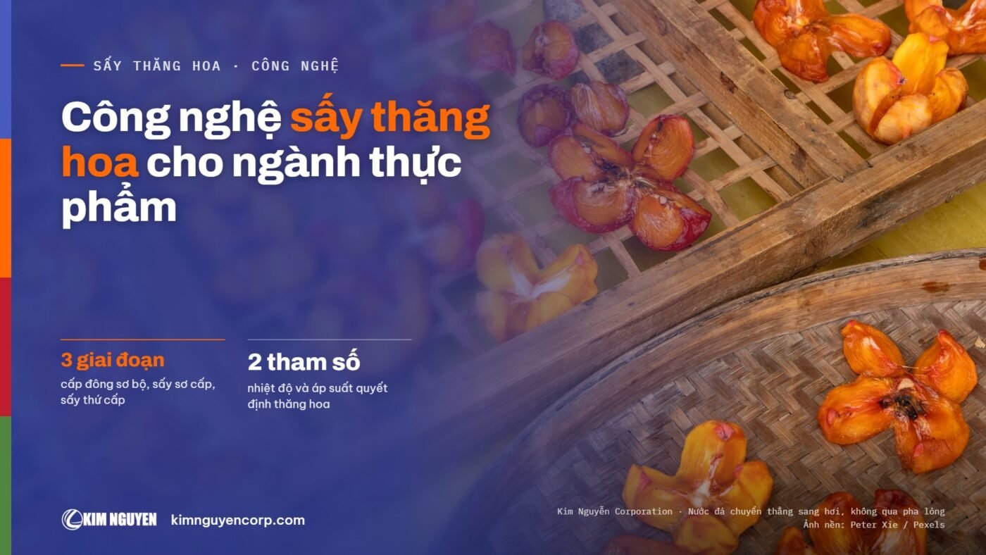 Công nghệ sấy thăng hoa cho ngành thực phẩm