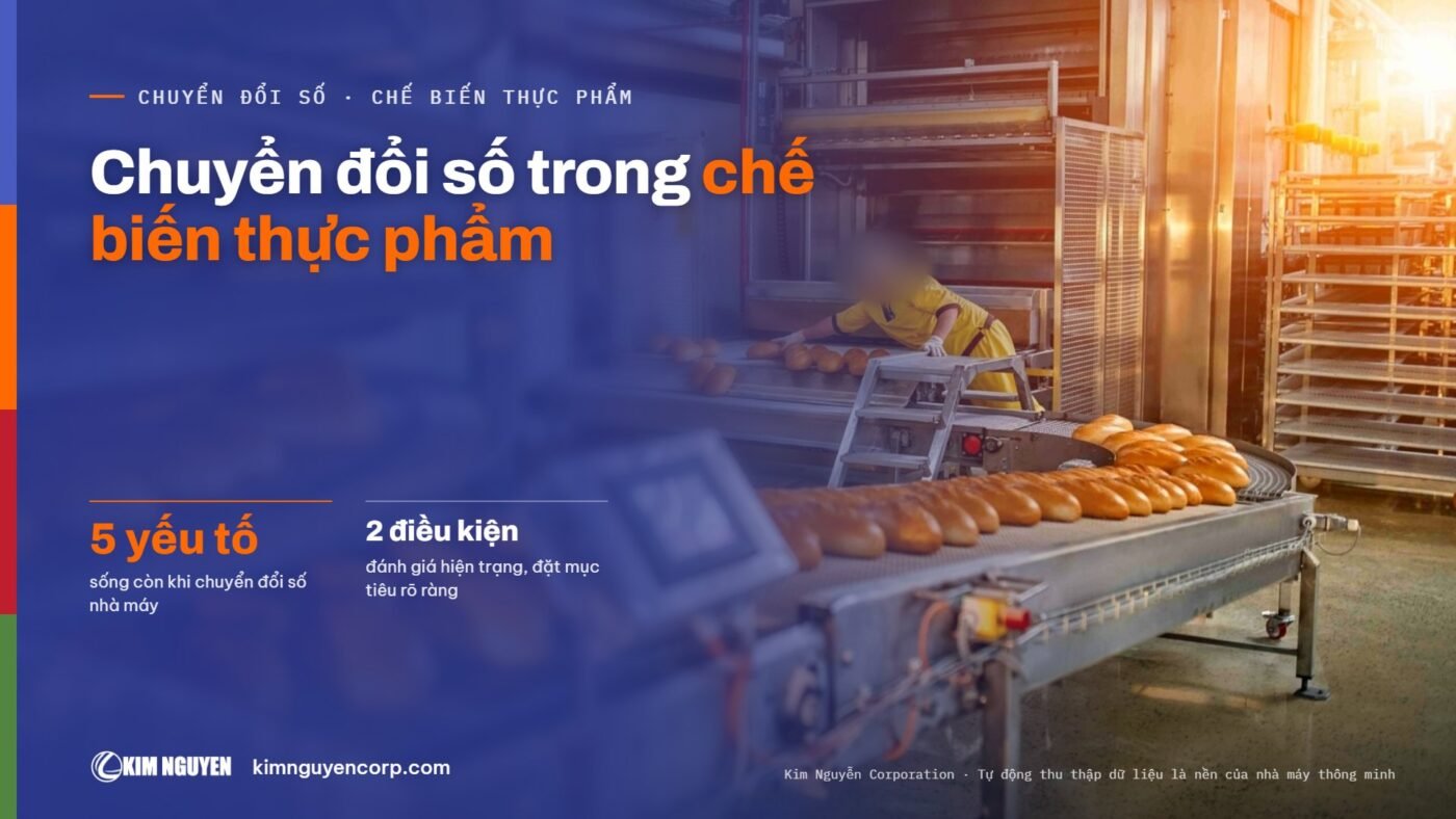 Chuyển đổi số trong chế biến thực phẩm