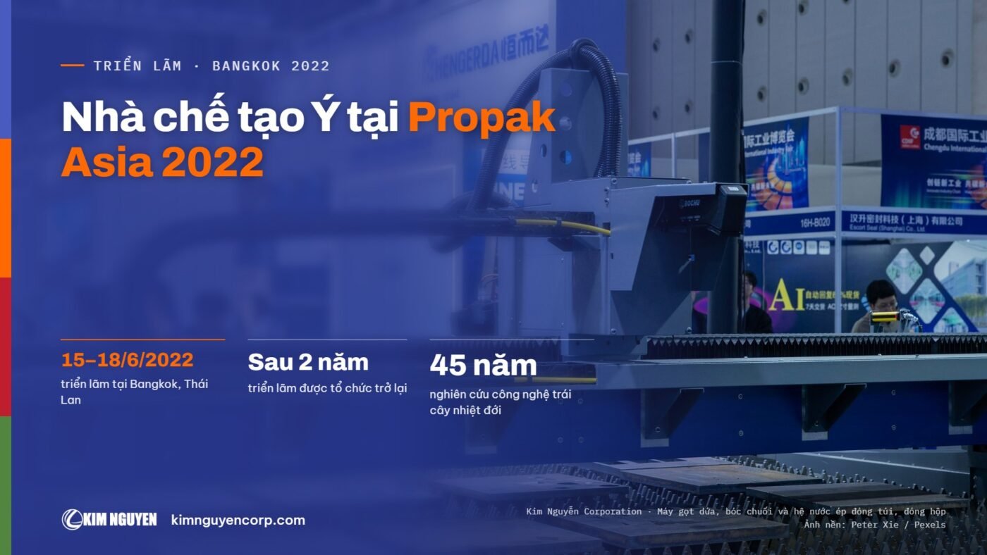 Nhà chế tạo Ý tại Propak Asia 2022