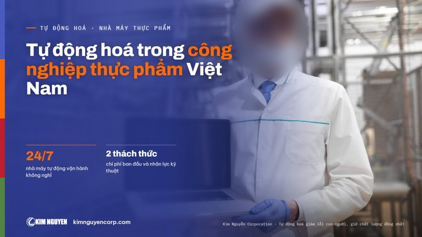 Tự động hoá trong công nghiệp thực phẩm Việt Nam